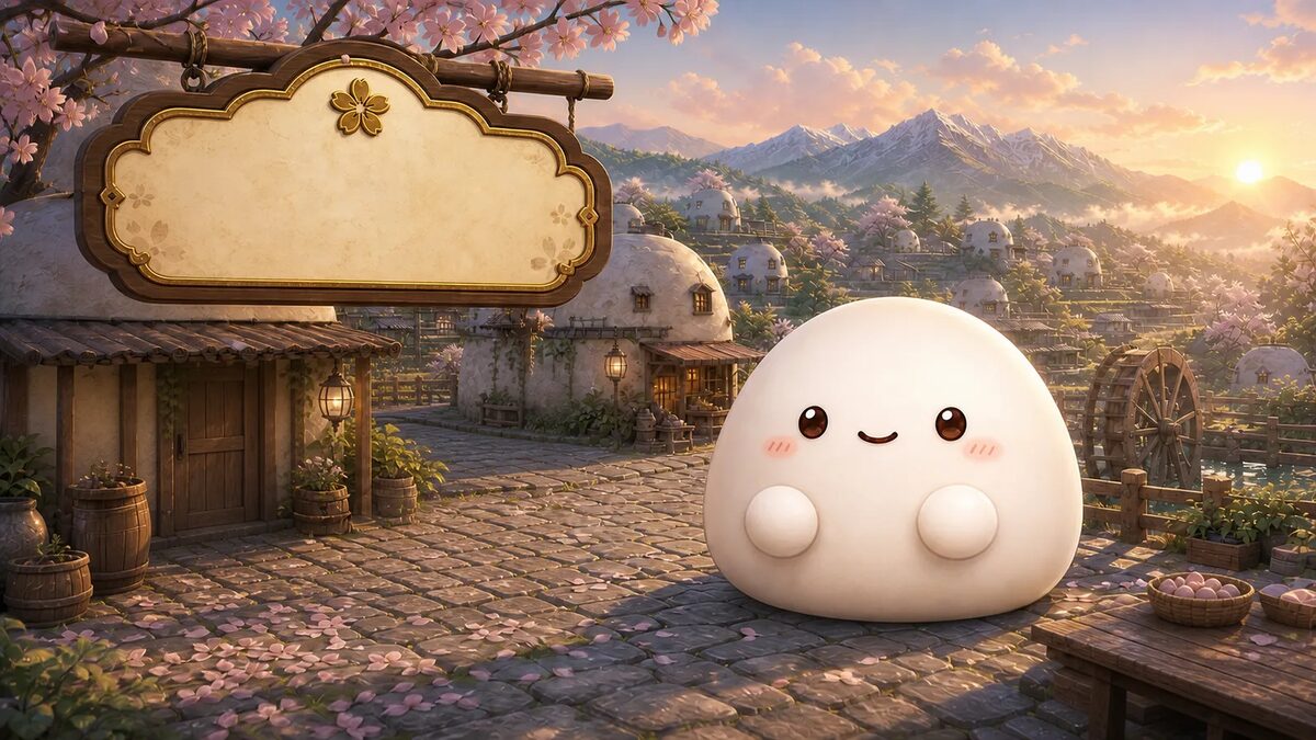お餅の100日旅 のキービジュアル
