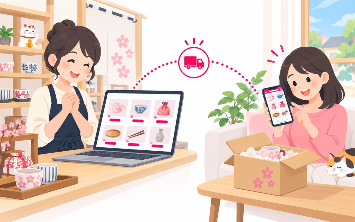 ECサイト・オンラインショップ の画面